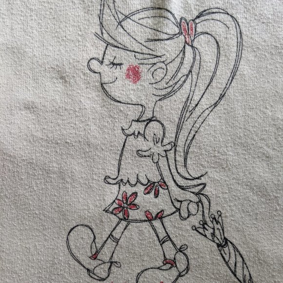 La Chapelle Women 2 XS White Sweater Top Bow Girl - Picture 3 of 8